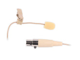 StageCore SLM 50 T4 Beige Lavaliermikrofon Revers 4 Pin Mini XLR funktioniert mit JTS